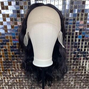 13x6 Lace Front Wig Body Wave 100% Human Hair Pre-Plucked 22 Inch Natural Black